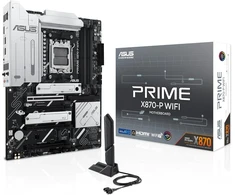 Pagrindinė plokštė Asus Prime X870-p Wifi motininė plokštė, Socket Am5 (amd, Atx, Pcie 5.0, Ddr5, 14+2+1 galios pakopos, 4x M.2, Wifi 7, 2.5 Gb Ethernet, Usb-c 40 Gbps)