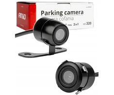 Atbulinės eigos parkavimo kamera su Hd-320 laidais 12v 720p automobiliui