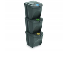 Atliekų rūšiavimo konteinerių rinkinys 3x25l Sortibox