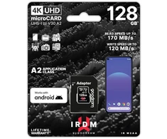 Atminties kortelė Goodram Irdm 128gb U3 A2 + adapteris