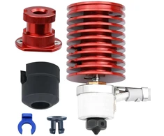 Atnaujintas keraminis šildytuvo elementas chc v6 hotend bi-metalinis heatbreak grūdinto plieno antgalis 0.4 suderinamas su voron 0.1 2.4 ddb dde ekstruderiu pakeičia dragon hot end 3d spausdintuvo dalis