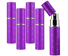 Atomizator kelioninis 10ml su kristalais, violetinis