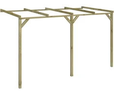 Atremiama pergolė, 2x4x2,2m, mediena