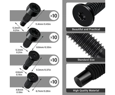 Atsuktuvas Ring, atsuktuvas Doorbell, dvipusis Torx atsuktuvas su 40 vnt. T6 T15 varžtais Doorbell apsaugos rinkiniui, skirtas Ring Doorbell, Video Doorbell (oranžinis)