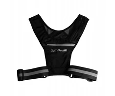 Atšvaitinė liemenė dviračiui, bėgimui su kišenėmis juoda Gymbeam L/xl