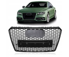 Audi A7 4g8 2010-2015 grotelės rs7 stiliaus juodos