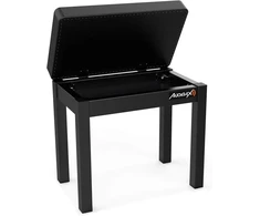 Audibax Kb200b suoliukas pianinui/klaviatūrai su saugojimo skyriumi