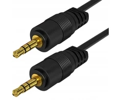Audio aux kabelis mini jack 3,5 mm kištukai vyriški 1 m