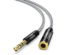 Audio prailginimo laidas 3.5mm kištukas-lizdas, 3 metrai
