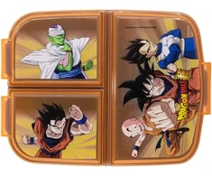 Aukščiausios kokybės Dragon Ball priešpiečių dėžutė su 3 skyriais, bento priešpiečių dėžutė vaikams – puikiai tinka mokyklai, darželiui ar laisvalaikiui