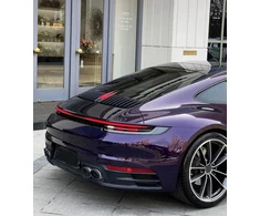 Aukščiausios kokybės itin blizgi violetinė vinilo plėvelė, skirta automobilio stogo sparno statramsčiui, motociklo lipdukas (50 cm x 150 cm)