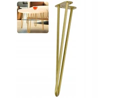 Auksinė Hairpin Tl40 stalo koja, 40 cm, metalinė