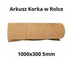 Aukštos kokybės kamštienos lakštas ritinyje 5 mm – 1000x300 mm (2 vnt.)