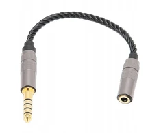 Ausinių adapteris paauksuotas kabelis 4,4 mm