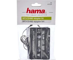 Automagnetola Hama automobilinis kasetinis adapteris, juodas