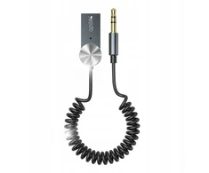 Automagnetola Yesido Bluetooth transmiteris Yau24 3.5mm Aux Male - Usb, 0.3-1.5m, Juodas / C