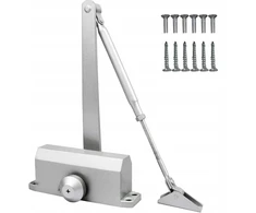 Automatinis durų pritraukėjas su spyruokline hidrauline svirtimi 40-65kg tylus Bedee