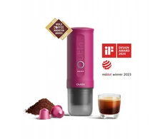 Automatinis kavos aparatas Outin Nano Espresso Maker 90 W, rožinis