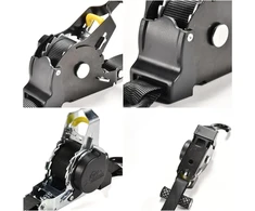 Automatinis surišimo diržas / automatinis surišimo diržo kabliukas automatinis surišimo diržas 330 cm surišimo diržas su terkšle automatinis surišimo diržas bagažo įtempiklis su kablio kabliu surišimo talpa