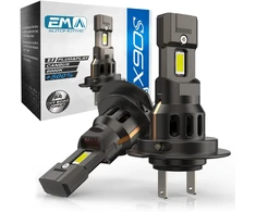 Automax 2x Led H7 automobilinė lemputė Csp Canbus 6000k 12v 35w lengvas montavimas 1:1