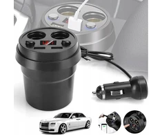 Automobilinio įkroviklio adapteris, automobilinis cigarečių degiklio skirstytuvas 12-24v