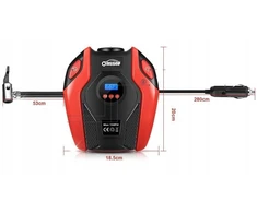 Automobilinis kompresorius elektrinis siurblys 12v Led Lcd Oasse