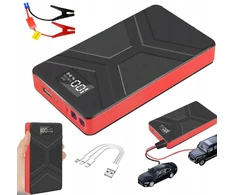 Automobilinis paleidėjas 30000mah powerbank+baterijos gnybtas+ 3in1 usb kabelis