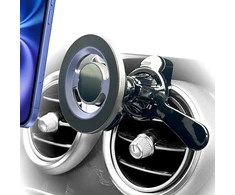 Automobilinis telefono laikiklis su magnetu, suderinamas su magsafe, skirtas apvaliai ventiliacijai, magnetinis telefono laikiklis, skirtas apvaliems ventiliatoriams ir oro angoms, idealus mercedes, audi ir visiems ventiliacijos antgaliams su grotelėmis