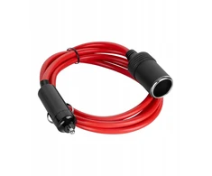 Automobilio cigarečių degiklio lizdo prailgintuvas Peiying 12/24v 1.5m 120w