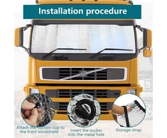 Automobilio priekinio stiklo apsauga nuo saulės 150 x 80 cm, vidaus, priekinio stiklo uždangalas, skydelis nuo saulės priekyje, priekinis stiklas vasarai, lipnus, apsauga nuo uv spindulių ir karščio, brezentas, sulankstomas