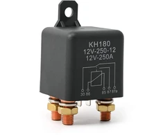 Automobilio Relė 12v 250a, 5 kontaktų, didelės apkrovos