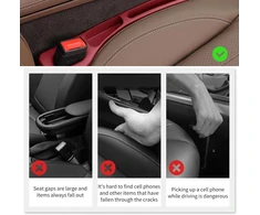 Automobilio Sėdynės Užpildas (2 vnt.) - Raudonas