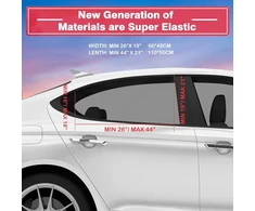 Automobilio šoninio lango skėtis nuo saulės, 2 vnt. automobilio saulės uždangalai vaikams, universalus saulės skydelis automobilio tinklelis, automobilis šoniniams langams, tinklinė medžiaga apsaugo keleivius, kūdikius, vaikus ir naminius gyvūnus, 120 x 6