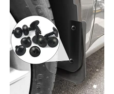Automobilio tvirtinimo detalės: 10 vnt. varžtų ir spaustukų rinkinys