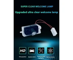 Autoqi led aplinkos apšvietimas mercedes automobiliams, 2 vnt. veidrodėlių amg lazerinio logotipo projektorius, suderinamas su a/b/c/e/s klasės w177 w247 w205 w213 w222 glc x253 priedais