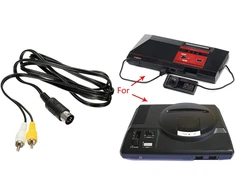 Av kabelis Genesis 1/mega Drive 1/master System suderinamas