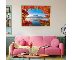 Avejoys dėlionė suaugusiems, 1000 detalių, fuji kalnas 70 x 50 cm, dėlionės suaugusiems, edukacinis žaidimas, iššūkio žaislas, 1000 detalių dėlionės suaugusiems, vaikams
