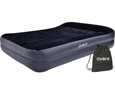 Avenli savaime prisipučiantis oro čiužinys 203 x 152 x 46 cm - patogi oro lova 2 asmenims su integruotu siurbliu - pripučiama svečių lova namams, kelionėms ir stovyklavimui - stabili ir taupanti vietą