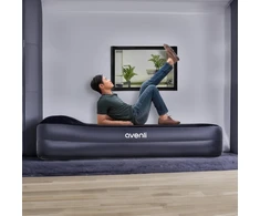 Avenli savaime prisipučiantis oro čiužinys 203 x 152 x 46 cm - patogi oro lova 2 asmenims su integruotu siurbliu - pripučiama svečių lova namams, kelionėms ir stovyklavimui - stabili ir taupanti vietą
