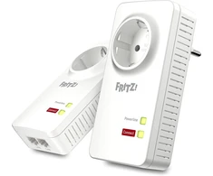 Avm Fritz! Powerline 1220e Set (1200 Mbps, 2x Gigabit Lan per adapterį, idealus Nas aplikacijoms ir Hd transliacijai, vokiečių kalbos versija, baltas)