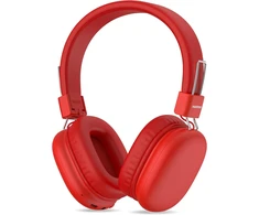 Awatrue vaikiškos bluetooth ausinės, bluetooth 5.4, 85/94 db garso reguliavimas, stereo garsas, 50 valandų grojimo laikas, sulankstomos ir reguliuojamos, belaidės ausinės mokyklai/kelionėms, raudonos