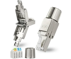 Axfee 4 vnt. Rj45 jungtys Cat7 kabeliams, be įrankių