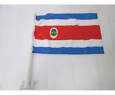 Az flag automobilinė vėliavėlė – Kosta Rika 30 cm – Kostar ica automobilinė vėliavėlė 30 x 45 cm