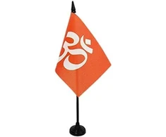 Az flag hinduistinė stalo vėliavėlė 15 x 10 cm 10 x 15 cm