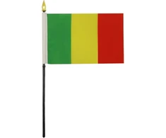 Az flag - malio stalo vėliavėlė - 15 x 10 cm aukso spalvos pagaliukai - malio stalo vėliavėlė 10 x 15 cm - vėliavos