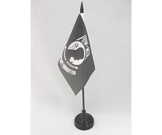 Az Flag stalo vėliavėlė, Jav Pow Mia Remember 15 x 10 cm – Jungtinių Amerikos Valstijų stalo vėliavėlė 10 x 15 cm