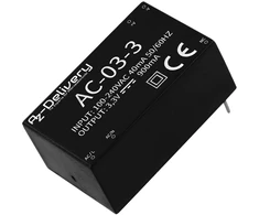 Azdelivery 220 V į 3.3 V mini maitinimo šaltinis, suderinamas su Arduino ir Raspberry Pi, įskaitant el. knygą