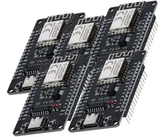 Vaizdo plokštė Azdelivery 5 x Nodemcu Lolin V3 modulis Esp8266 Esp-12f Wifi su Usb-c jungtimi Wifi kūrimo plokštė su Ch340, suderinama su Arduino, įskaitant el. knygą