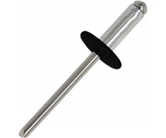 Aztec International traukiami kniedės atviros aliuminio nerūdijančio plieno 5,0x14x14 mm Ral 9005