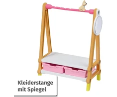 Baby born Minis žaidimų rinkinys 906163 Zapf Creation baldų komplektas su spinta, drabužių kabykla, lopšiu ir vystymo stalu
